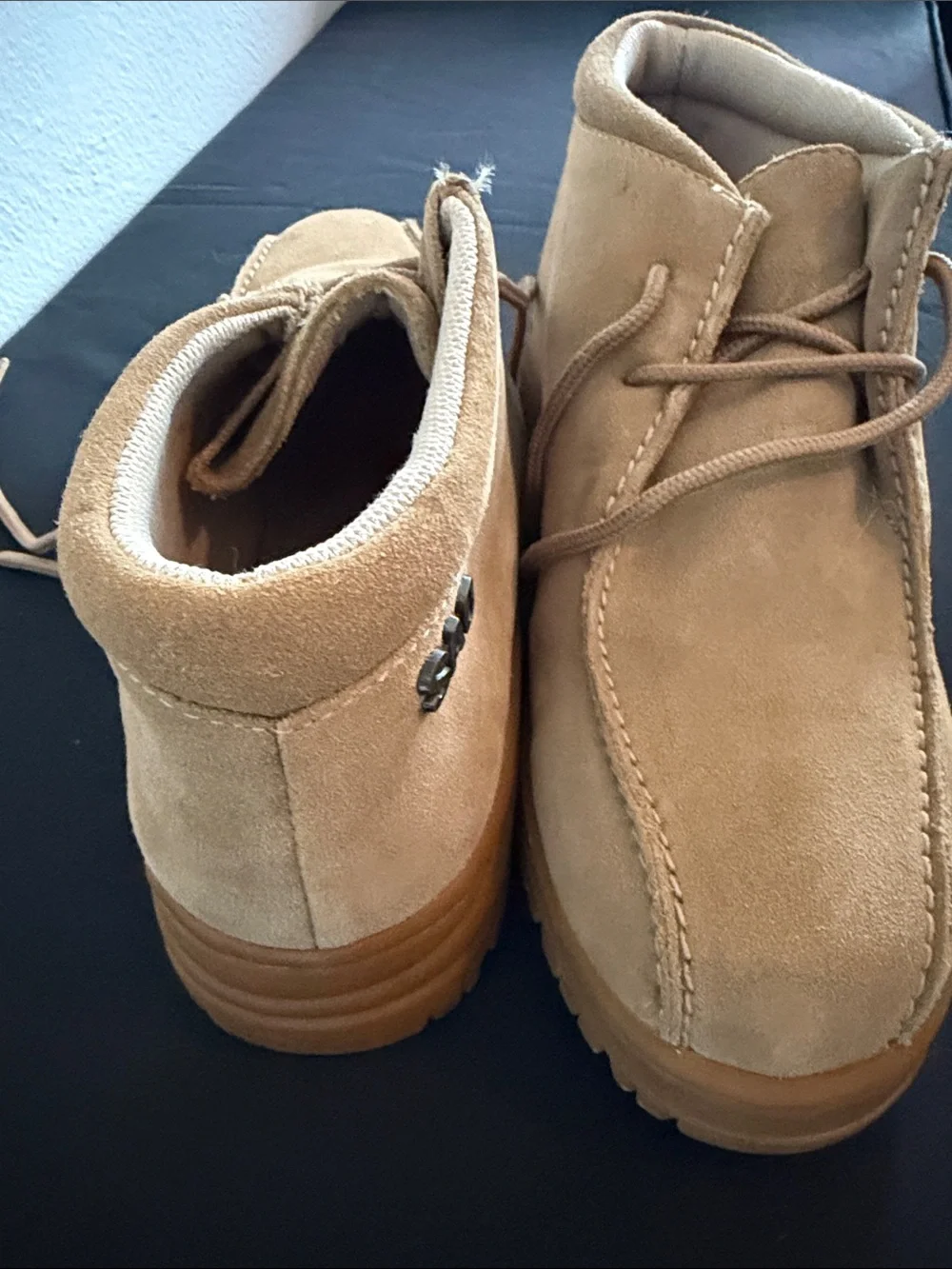 SAS Men's Chukka Boots in Tan Suede